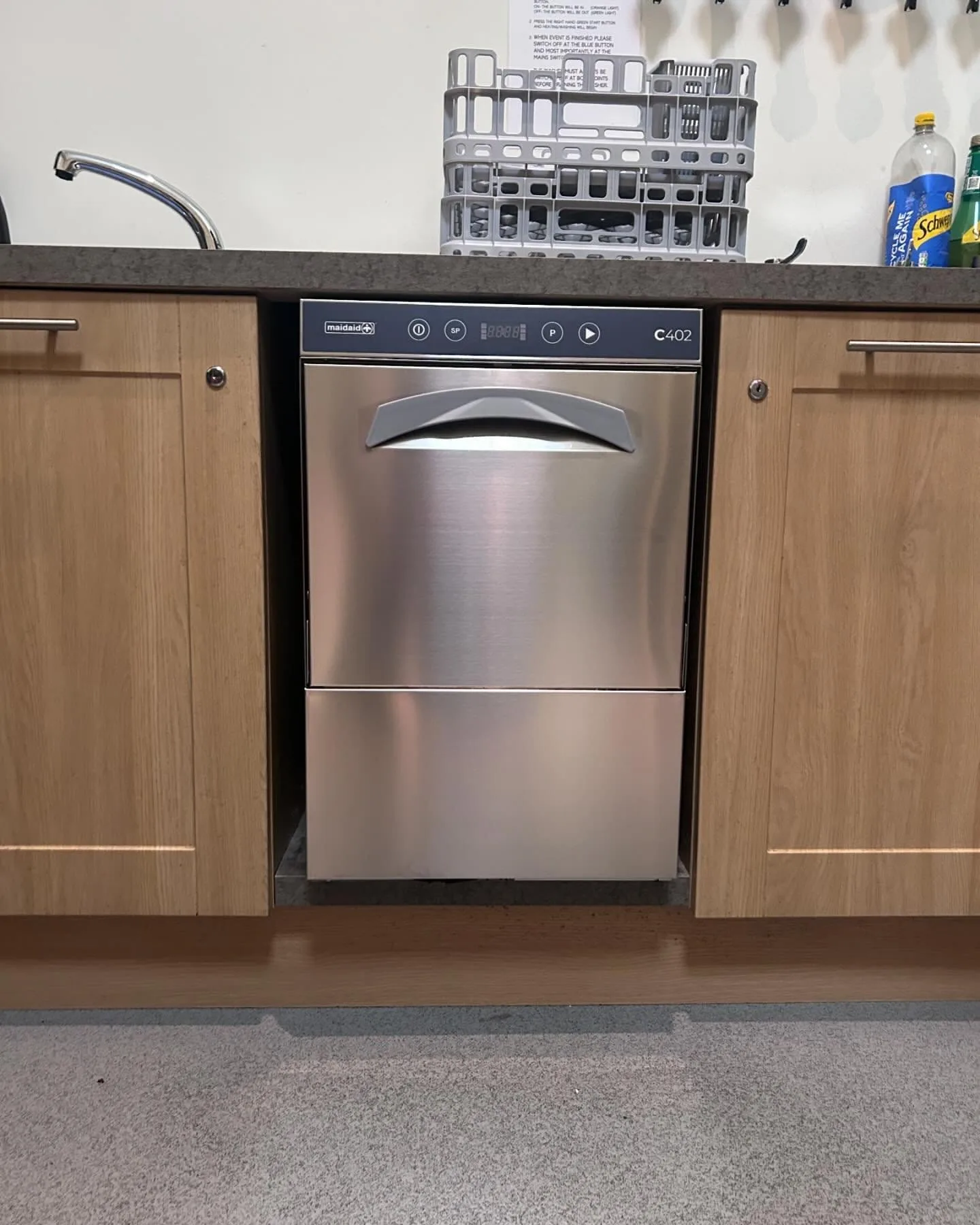New Glasswasher Shines at Local Village Hall