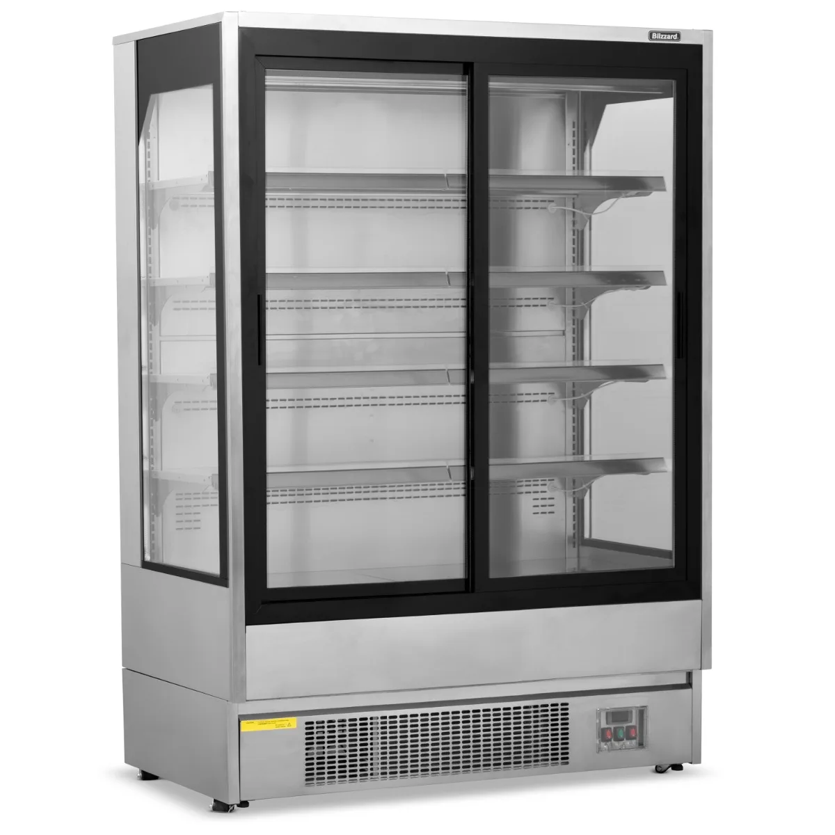 Blizzard 1.3m Multi Deck With Sliding Glass Doors