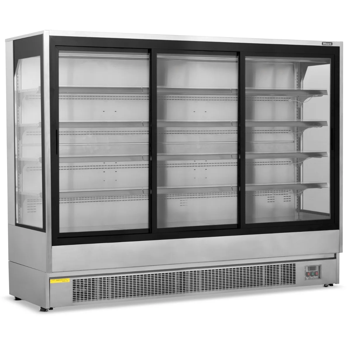 Blizzard 2m Multi Deck With Sliding Glass Doors