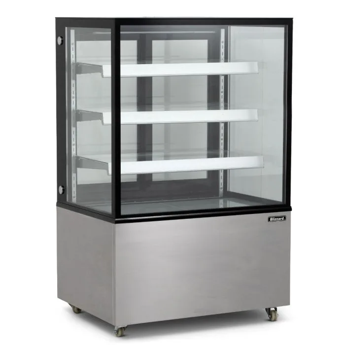 Blizzard 1.2m Refrigerated Flat Glass Display Unit