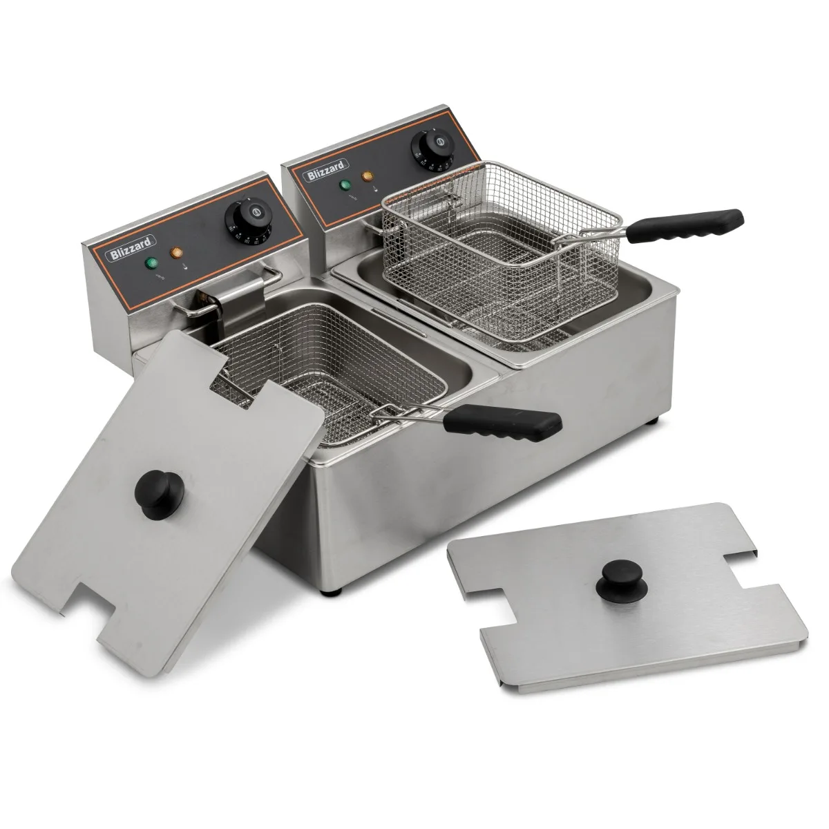 Blizzard 12L Double Tank Electric Fryer