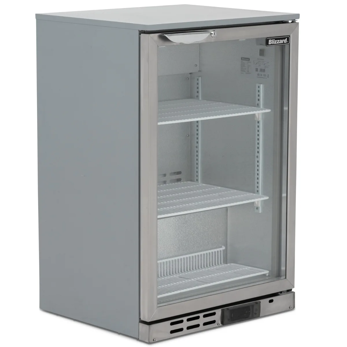 Blizzard Single Hinged Glass Door Bottle Cooler