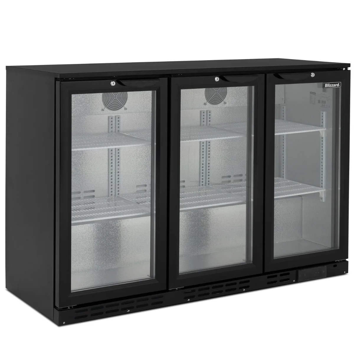 Blizzard Triple Hinged Glass Door Bottle Cooler