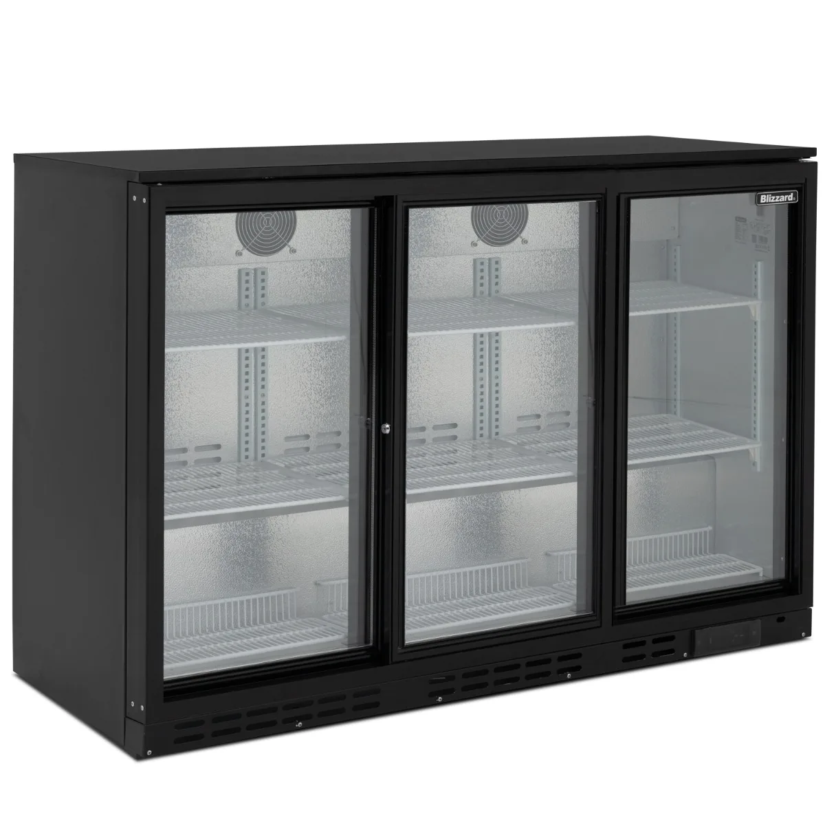 Blizzard Triple Sliding Glass Door Bottle Cooler