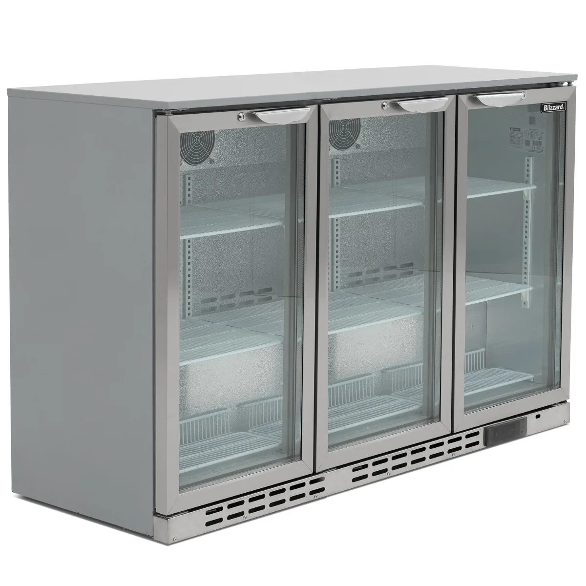 Blizzard Triple Hinged Glass Door Bottle Cooler