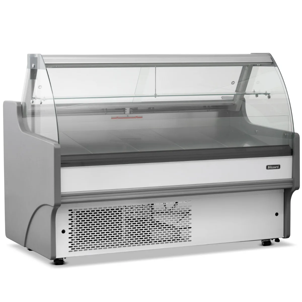 Blizzard 1.5m Curved Glass Serve Over Counter