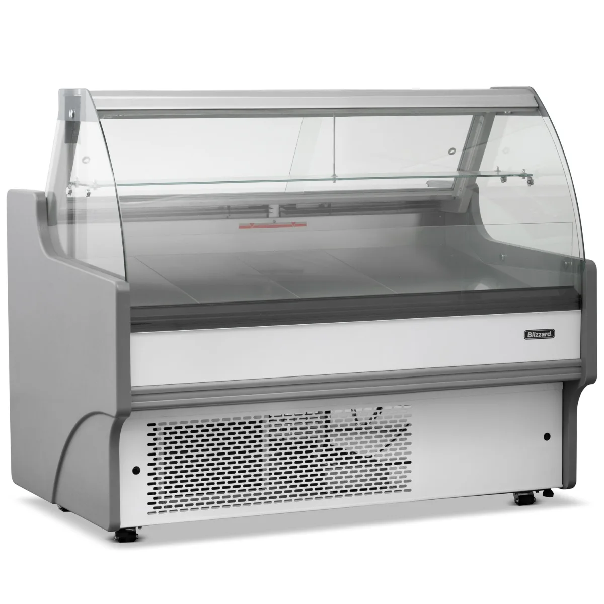 Blizzard 1.3m Curved Glass Serve Over Counter