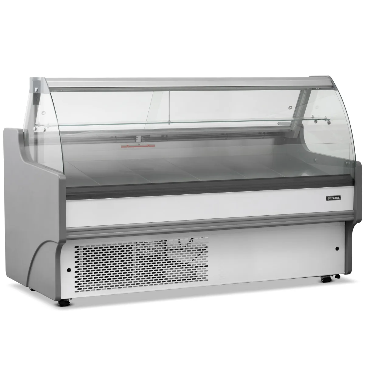 Blizzard 2m Curved Glass Serve Over Counter