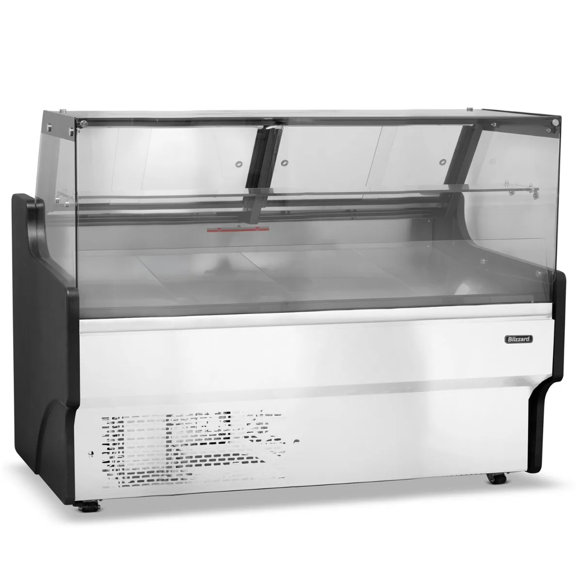 Blizzard 1.3m Flat Glass Serve Over Counter