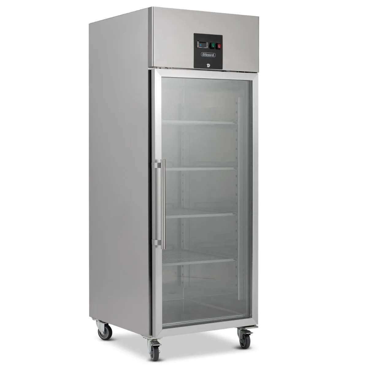Blizzard Upright Single Hinged Glass Door Gastronorm Freezer Refrigerator