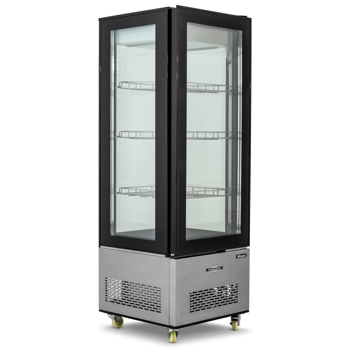 Blizzard Tall Square Case Cake Display