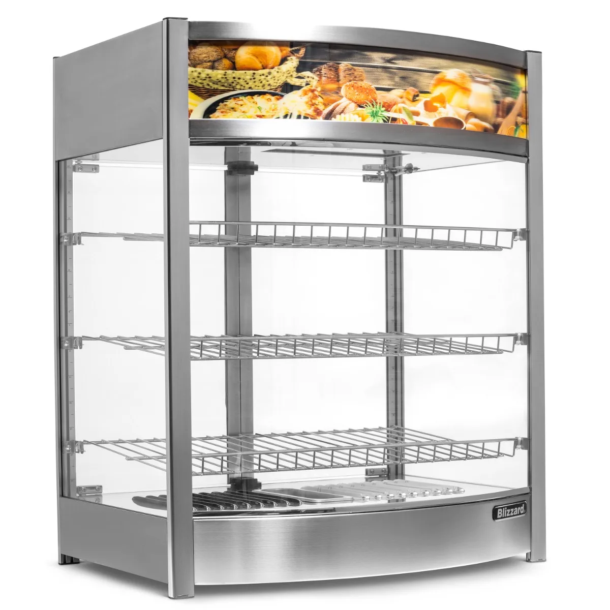 Blizzard 137L Counter Top Tiered Heated Merchandiser