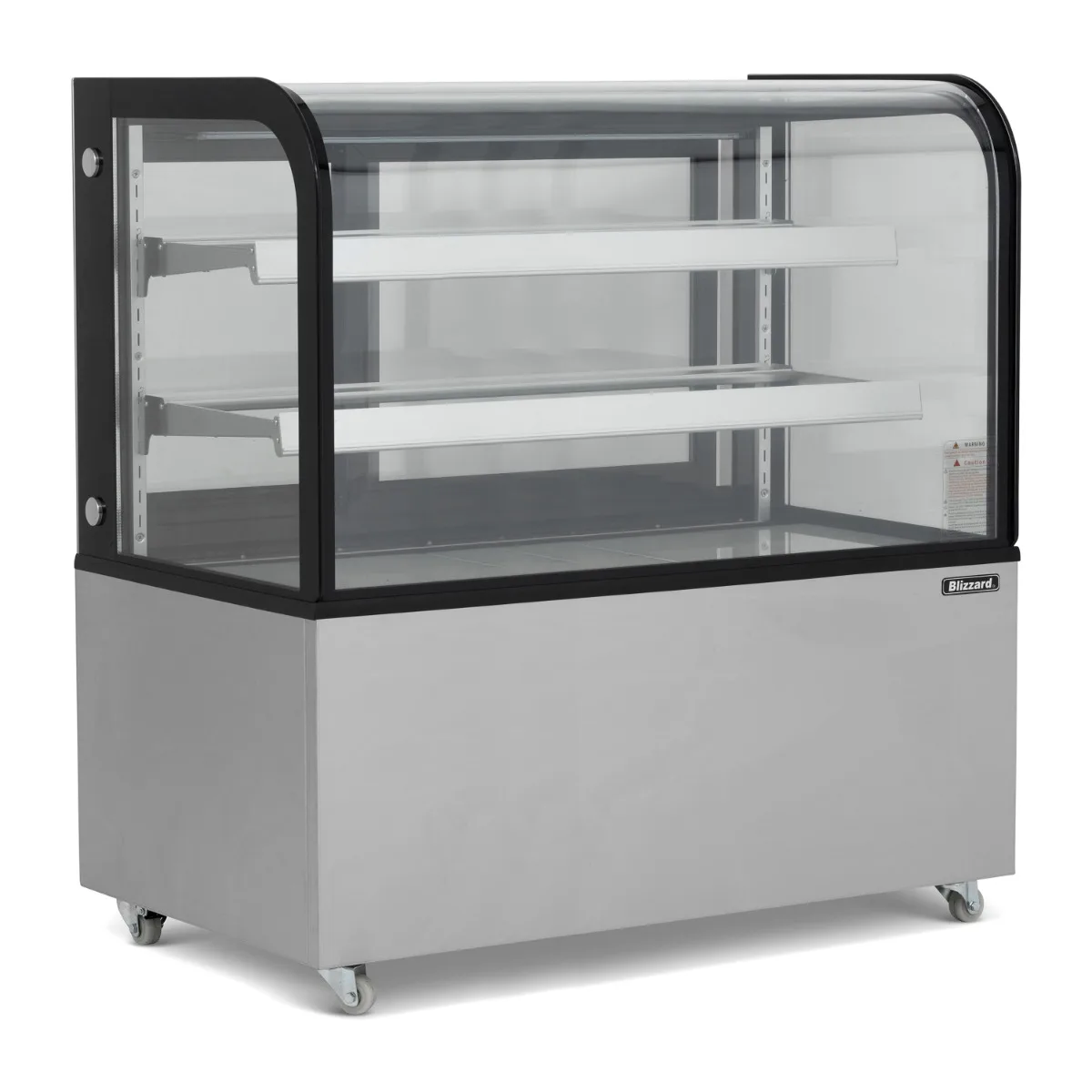 Blizzard 1.5m Curved Glass Low Height Merchandiser