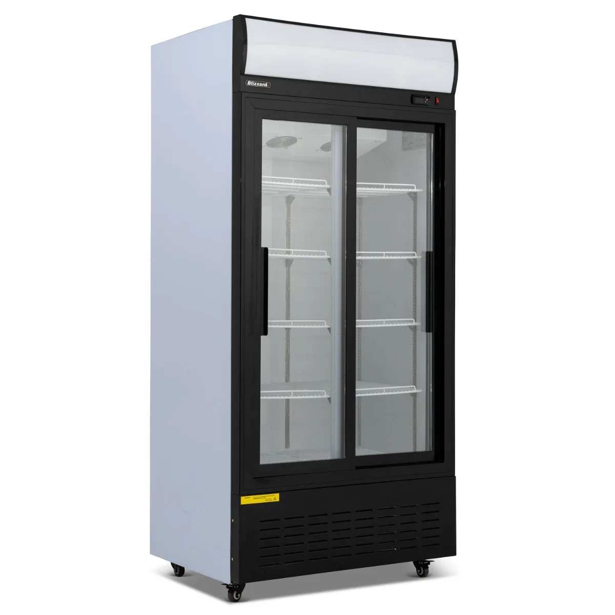 Blizzard 630L Double Sliding Glass Door Display Merchandiser