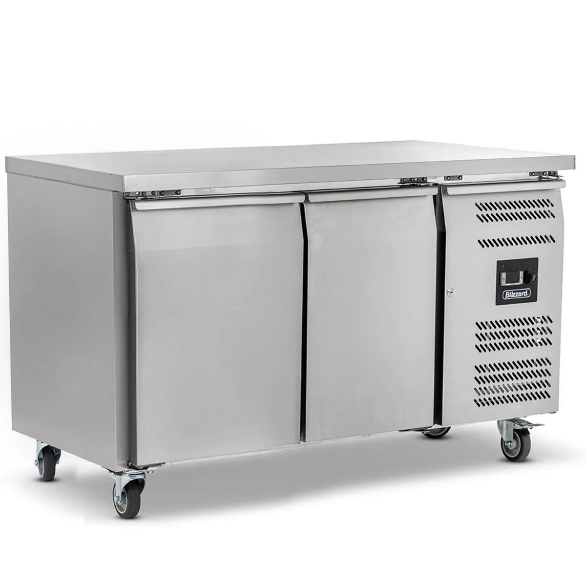 Blizzard Double Hinged Door Deep Counter Refrigerator