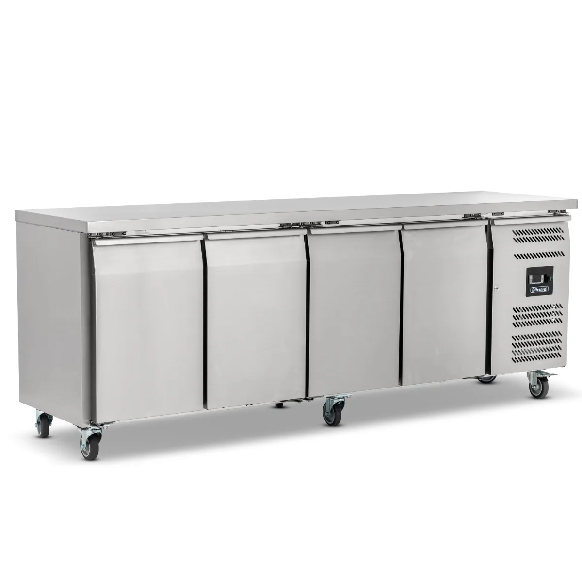 Blizzard Four Hinged Door Counter Refrigerator