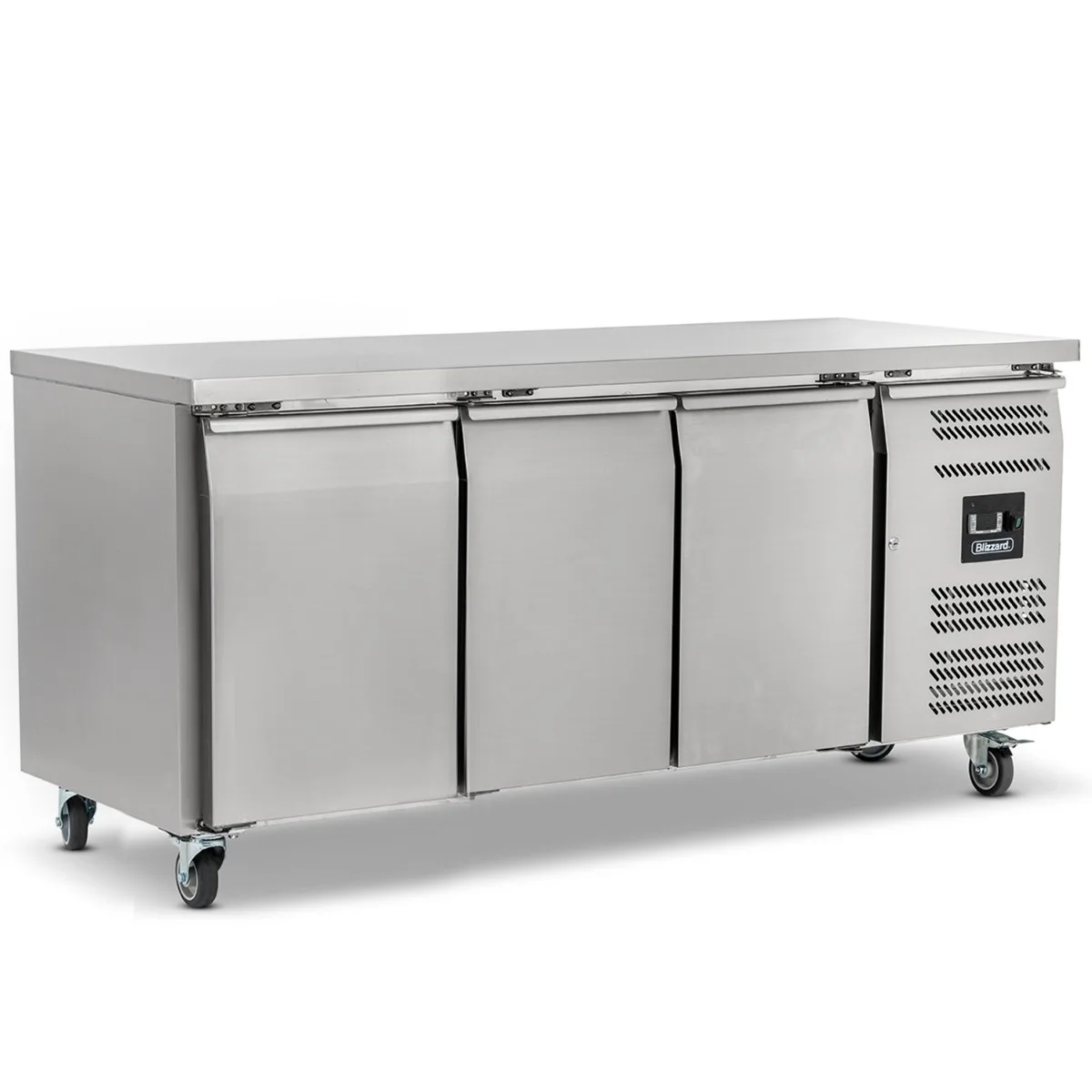 Blizzard Triple Hinged Door Deep Counter Refrigerator