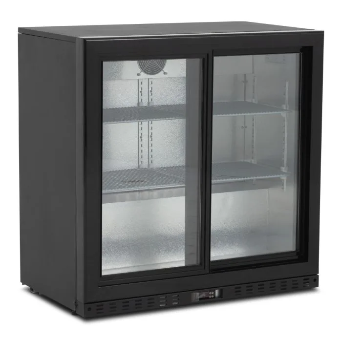 Koldbox Double Sliding Glass Door Bottle Cooler