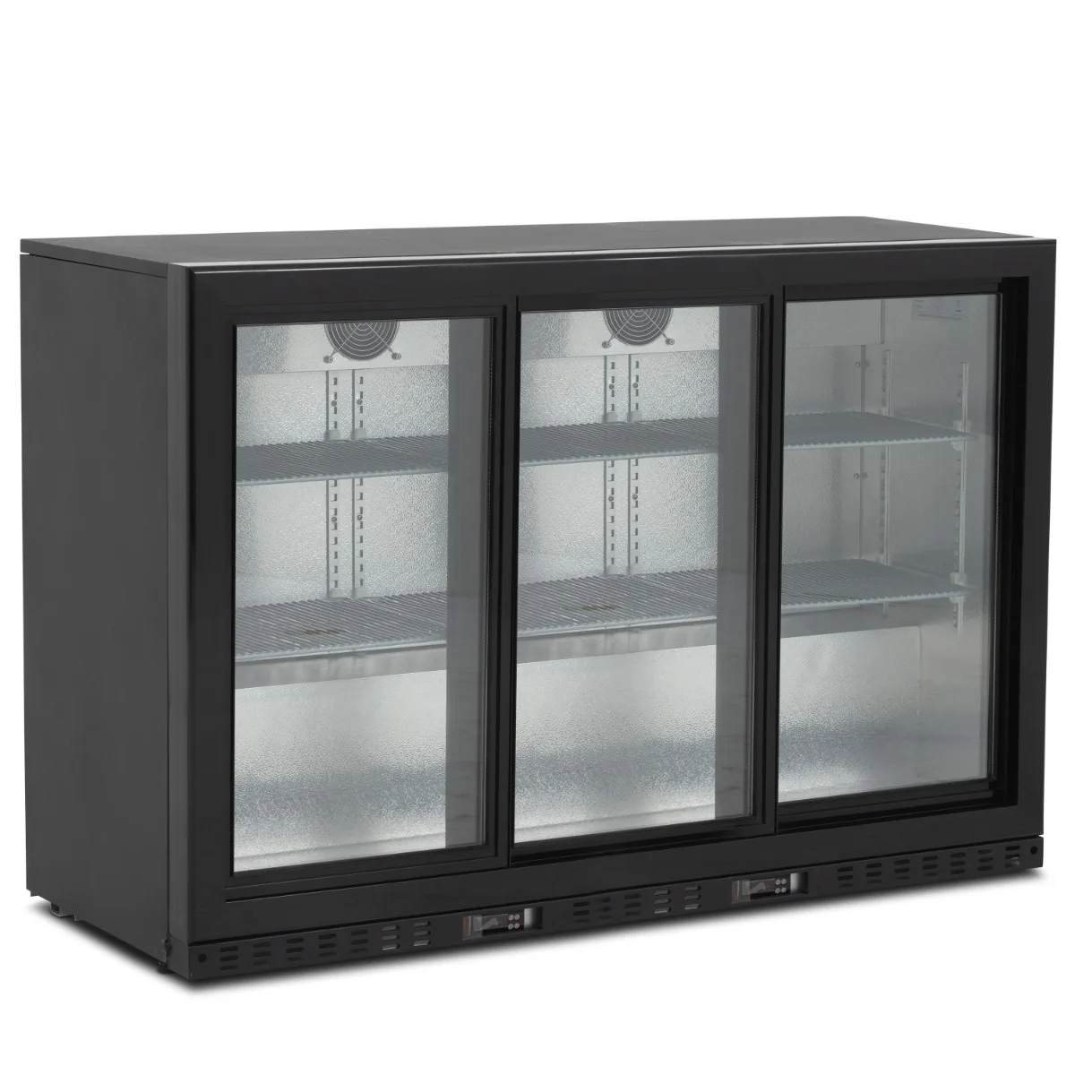 Koldbox Triple Sliding Glass Door Bottle Cooler
