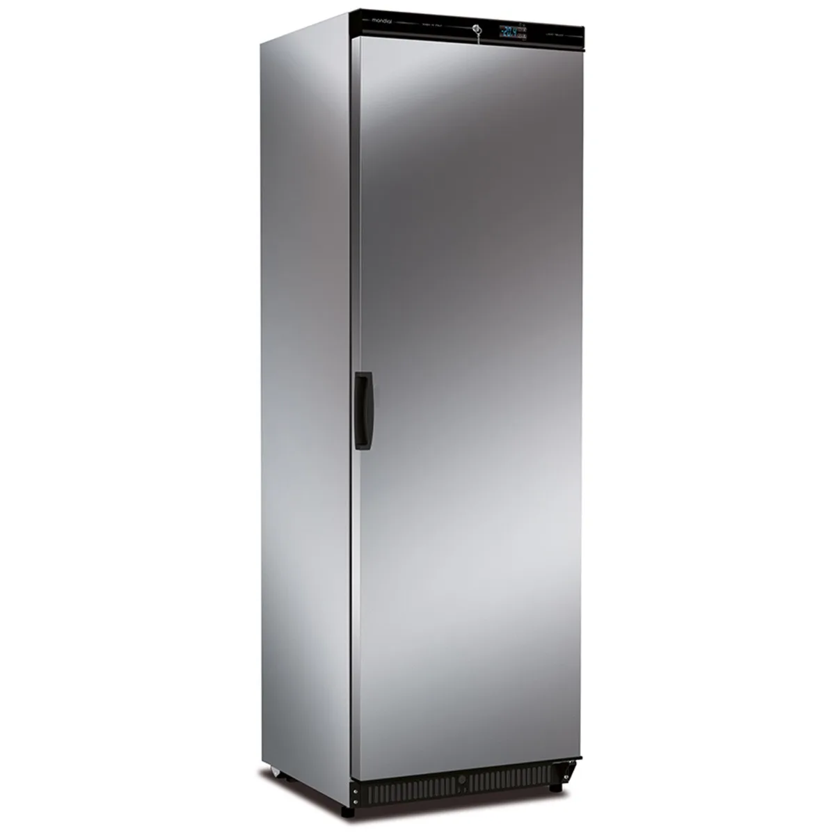 Mondial Upright 380L Single Hinged Door Refrigerator - Stainless Steel