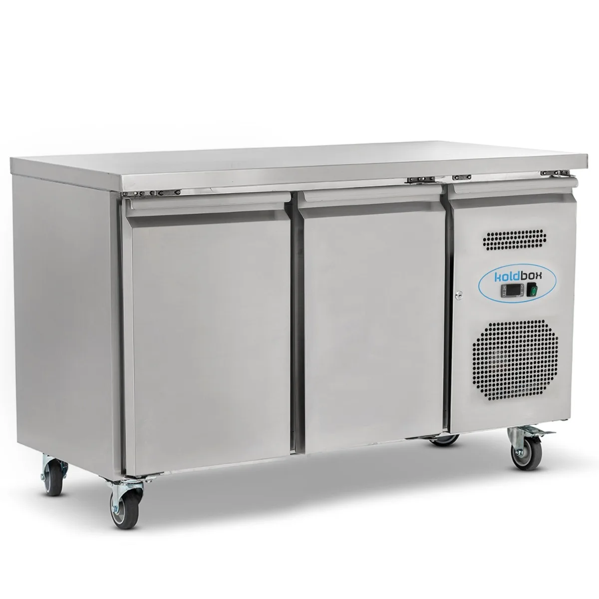 Koldbox Double Hinged Door Counter Freezer