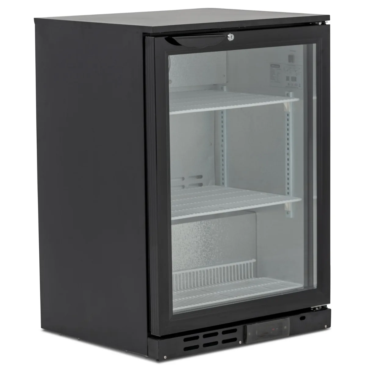 Blizzard Low Height Single Hinged Glass Door Bottle Cooler