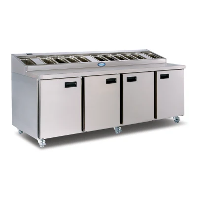 Foster FPS4HR/15-246 4 Door Refrigerated Preparation Counter, 570 Litres