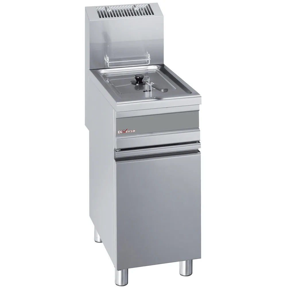 Diverso by Diamond Diverso WR-GF15-G1 Gas fryer single tank 15 liters on cupboard