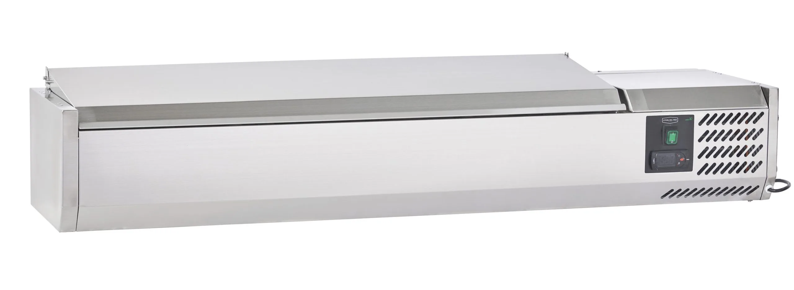 Sterling Pro Cobus SPT1400-330-SS Topping Well with Stainless Steel Lid, 6 x GN1/4