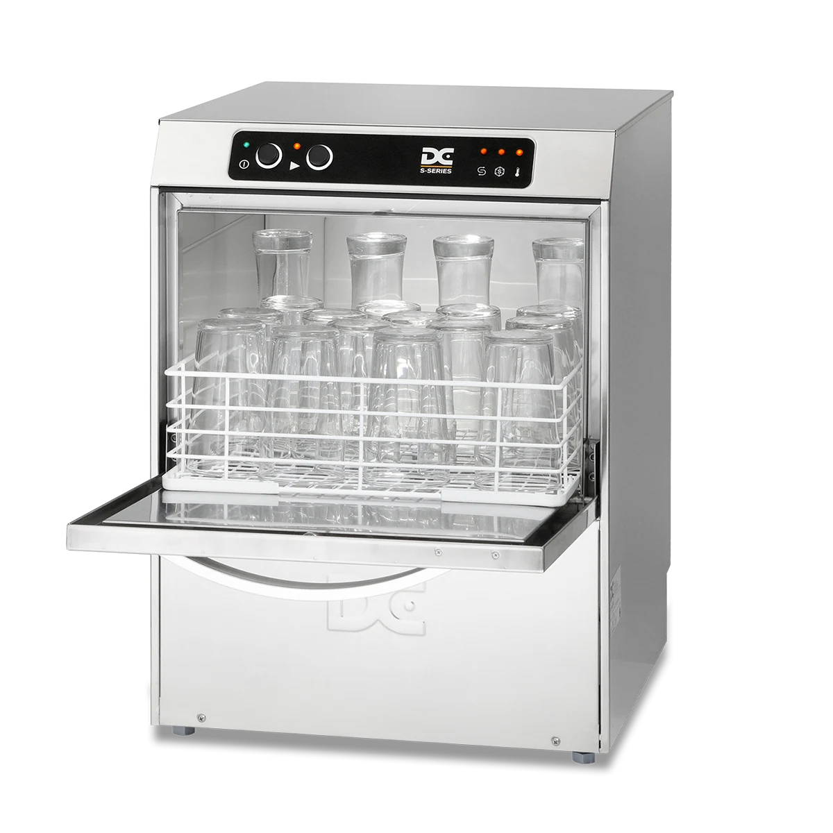 DC Products DC SG40 Standard Range 400mm Basket Frontloading Commercial Glasswasher, 16 Pint Capacity