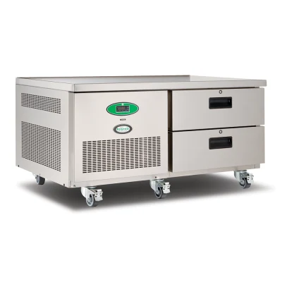 Foster LL2/1HD/14-114 2 Drawer Low Level Stainless Steel Refrigerated Counter, 140 Litres