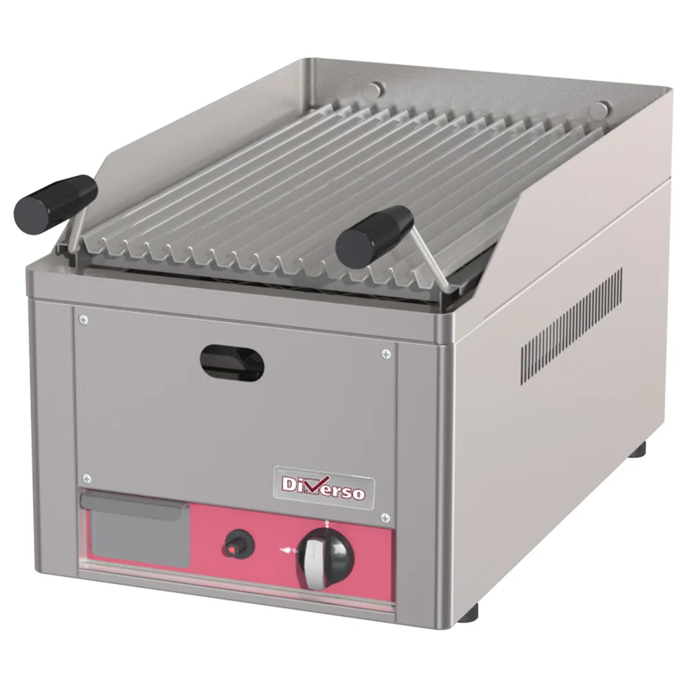 Diverso by Diamond Diverso WR-GRL-G4 Lava rock grill 1/2 module 4kw