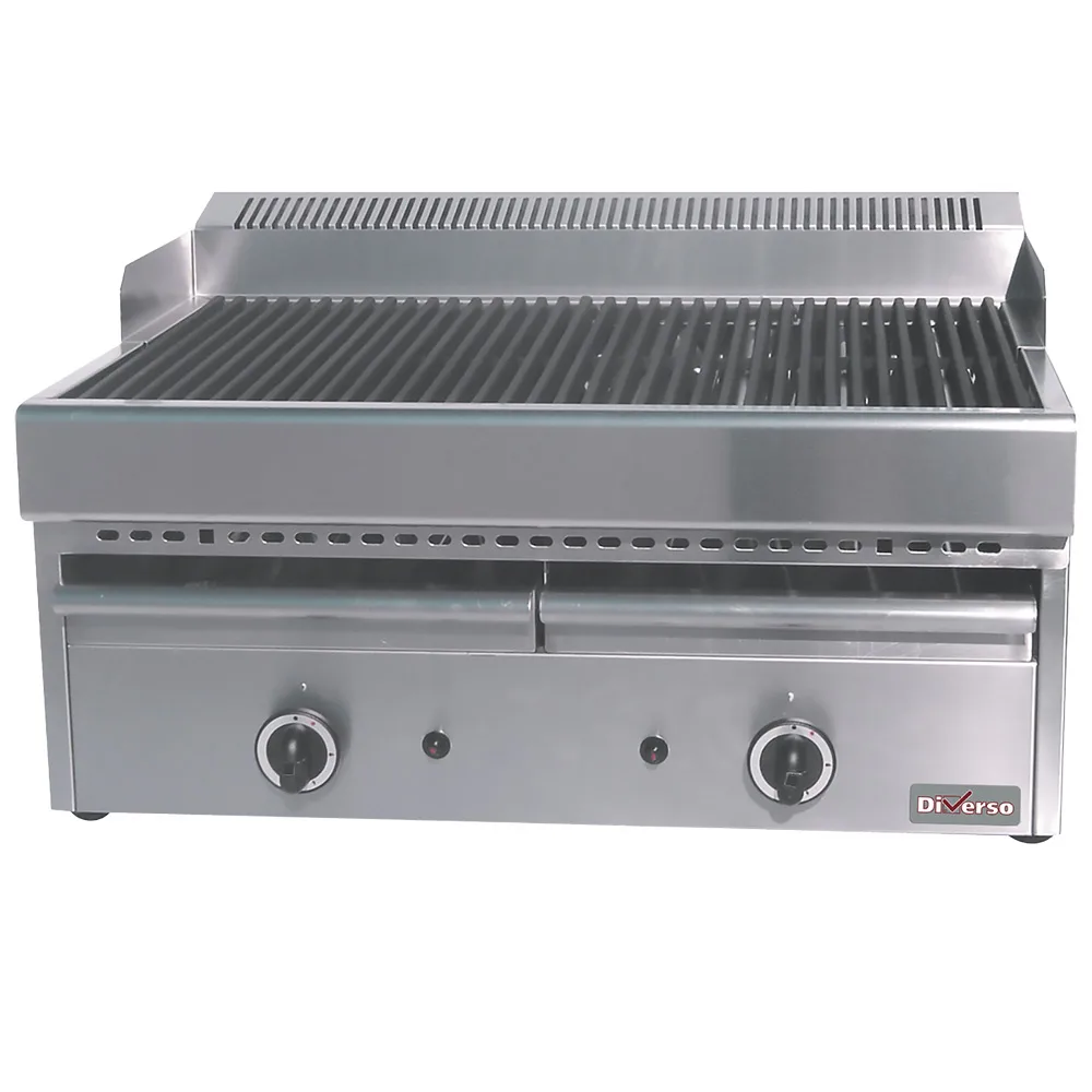 Diverso by Diamond Diverso WR-GV67-77 Gas steam-grill with cooking grid in cast iron -Top-