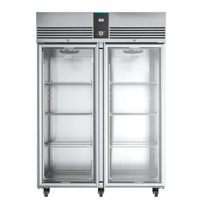Foster EP1440G/41-494 EcoPro G3 Glass Double Door Upright Refrigerated Cabinet, 1350 Litres
