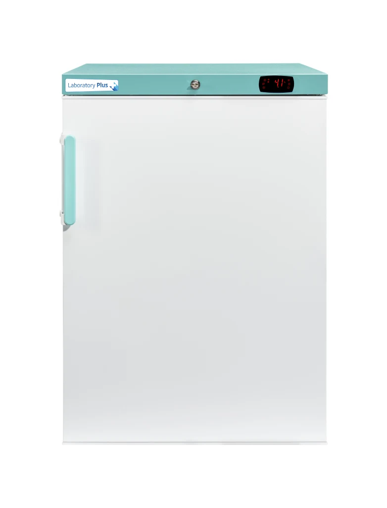 LEC Medical Laboratory & Medical Refrigeration LEC Medical LSFSF98BT-UK Solid Single Door Laboratory Plus Bluetooth Enabled Countertop Freezer, 98 Litres