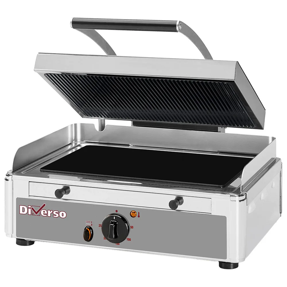 Diverso by Diamond Diverso WR-MGVE-45 Grill Panini MEDIUM vitroceramics