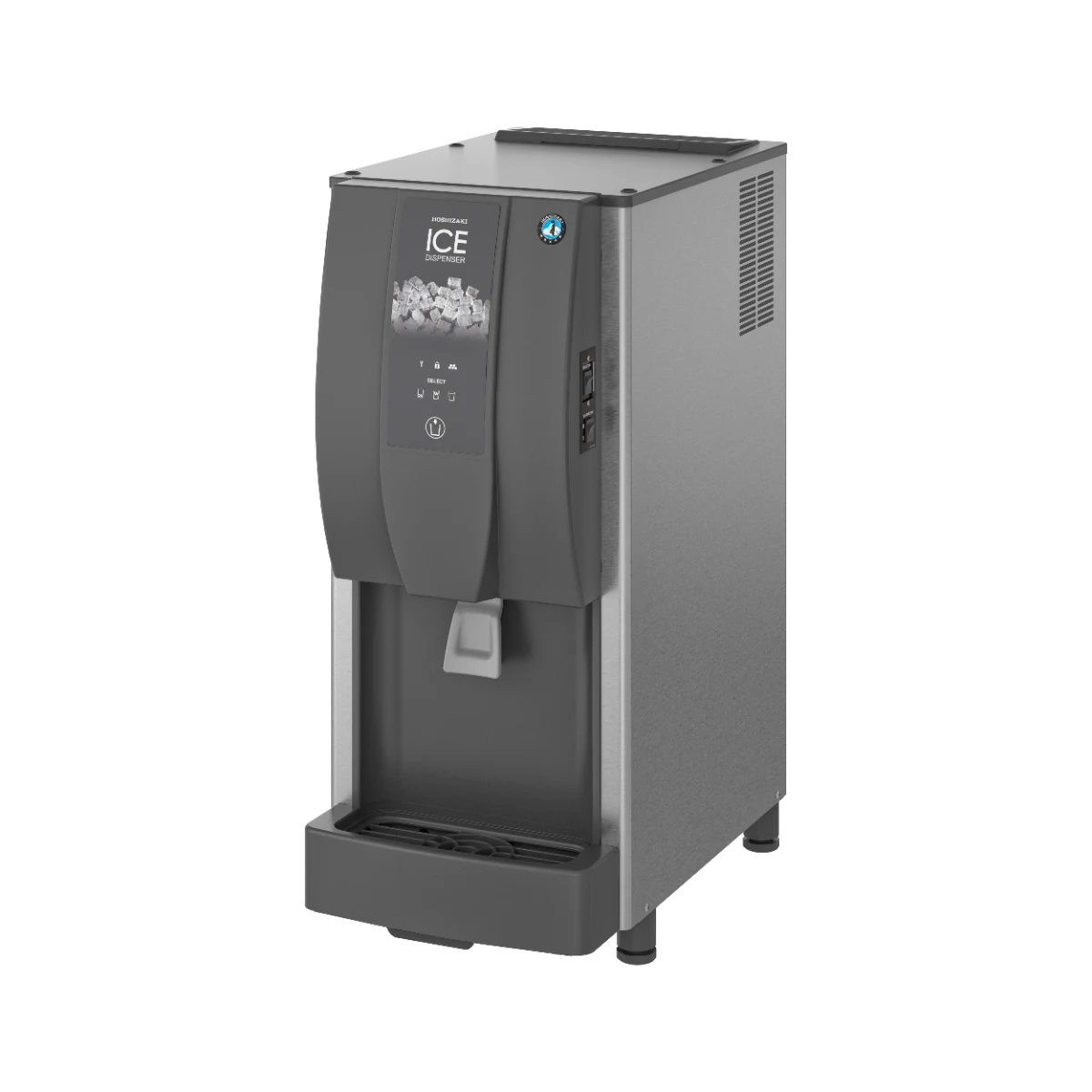 Hoshizaki DCM-120KE-HC Cubed Ice/Water Dispenser, 125kg/24hrs Output / 4kg Storage