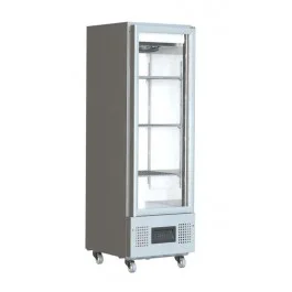Foster FSL400G/11-159 Slimline Glass Single Door Refrigerated Upright Cabinet, 400 Litres