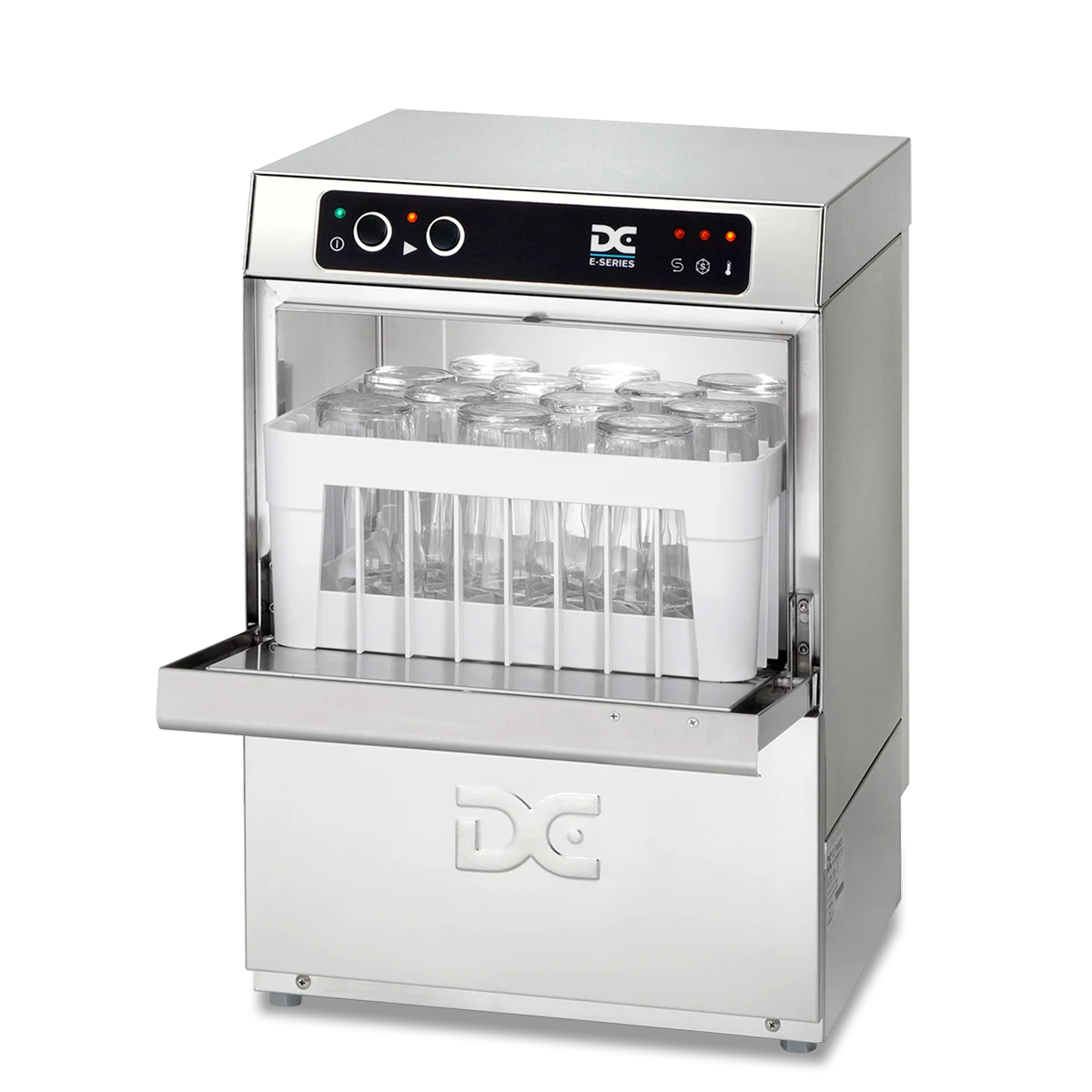 DC Products DC EG35 Economy Range 350mm Basket Frontloading Commercial Glasswasher, 12 Pint Capacity