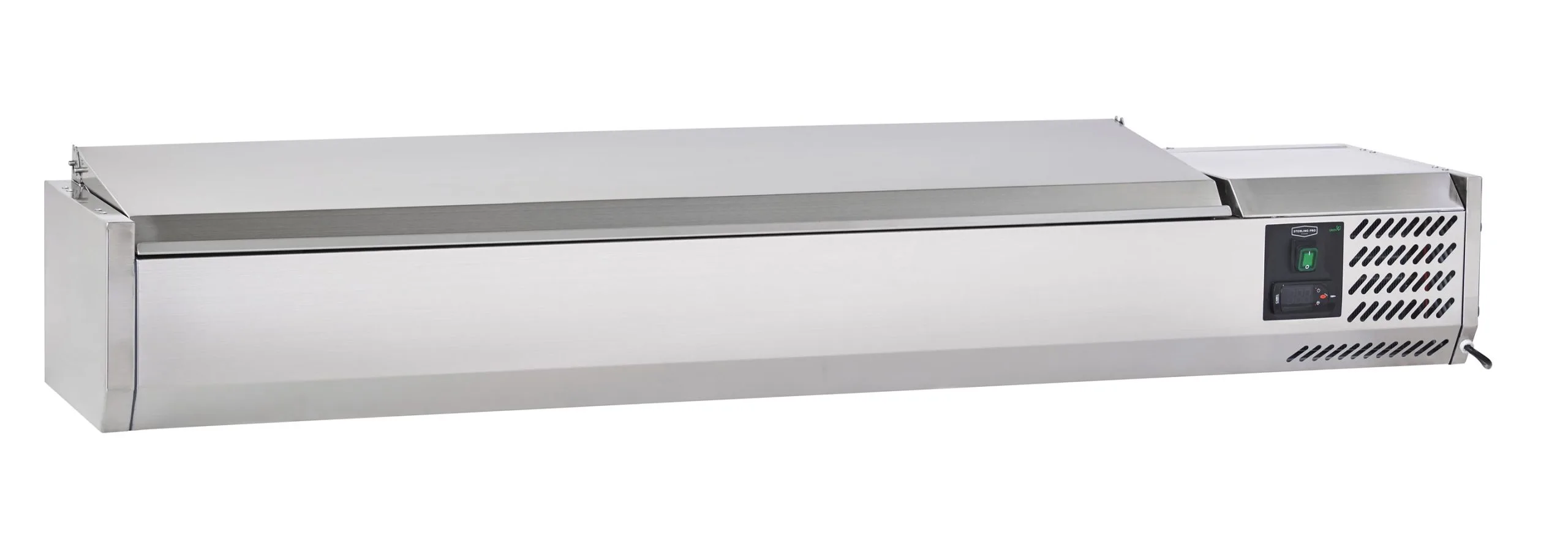 Sterling Pro Cobus SPT1600-330-SS Topping Well with Stainless Steel Lid, 7 x GN1/4