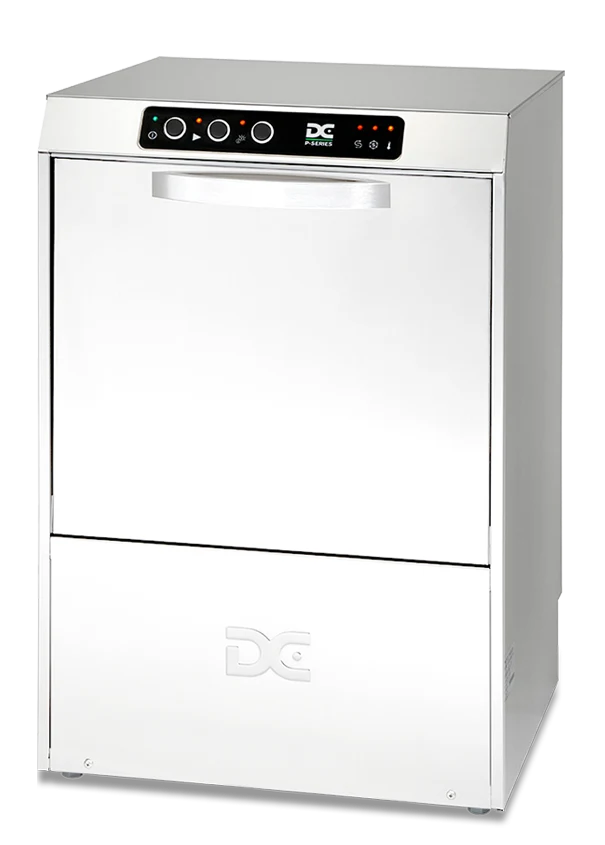 DC Products DC PG45A Premium Range 450mm Basket Frontloading Commercial Glasswasher with Break Tank, 25 Pint Capacity