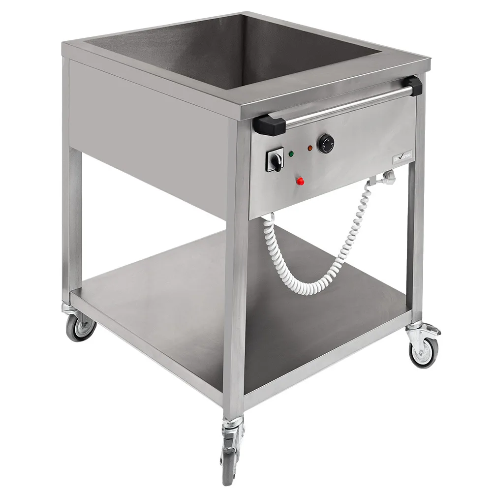 Diverso by Diamond Diverso WR-BM20-20 Mobile Bain Marie – 2 x GN 1/1 Capacity
