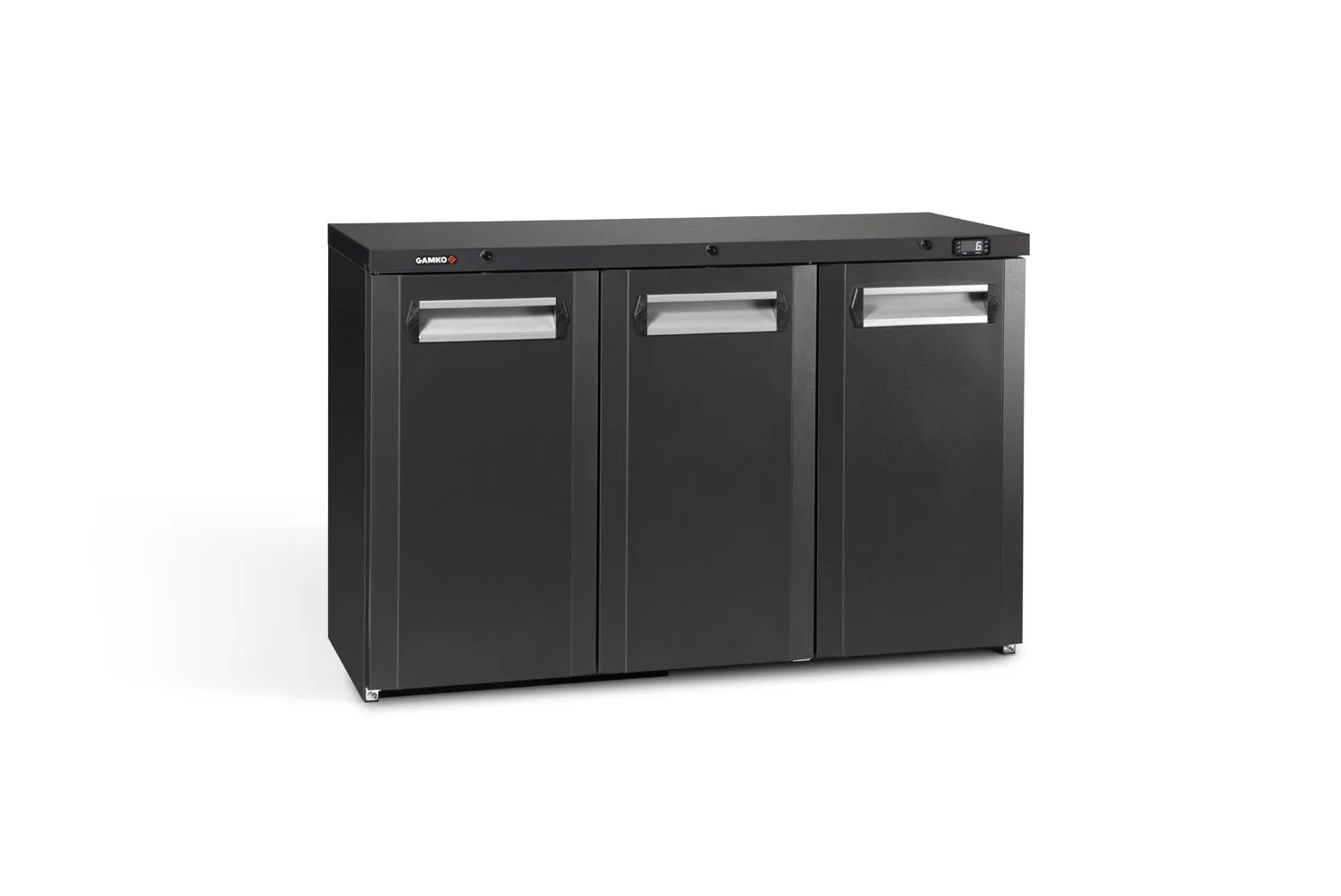 Gamko Maxiglass MG3/315 Maxiglass Hinged Solid Triple Door Undercounter Bottle Cooler, 315 Litres