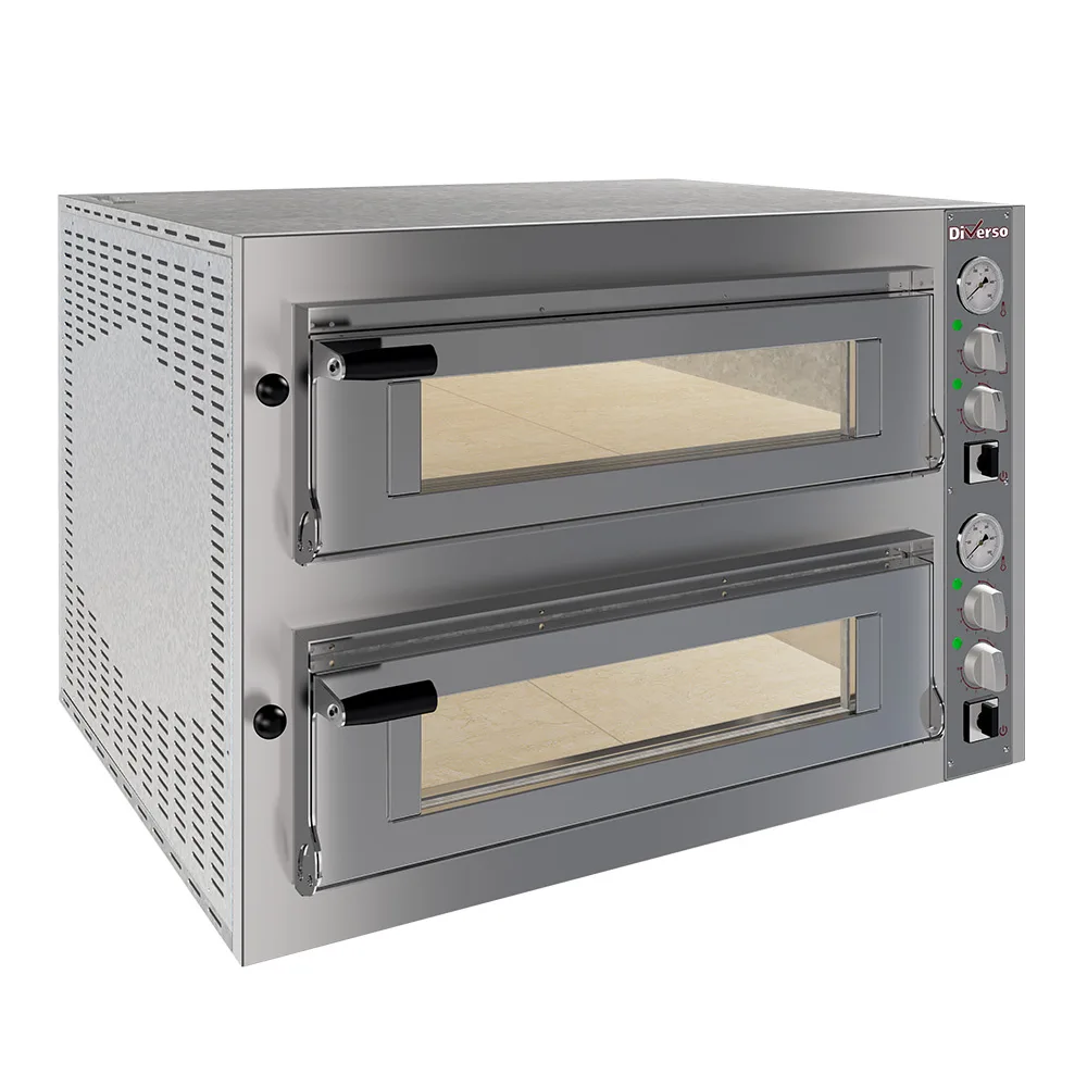 Diverso by Diamond Diverso WR-FD24-MD Electric oven 2x 4 pizzas diam.350mm, 2 rooms