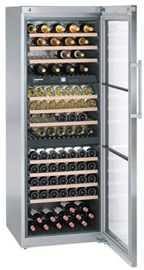 Liebherr WTES 5872 Stainless Steel Upright Multi-Zone Wine Cooler, 503 Litres