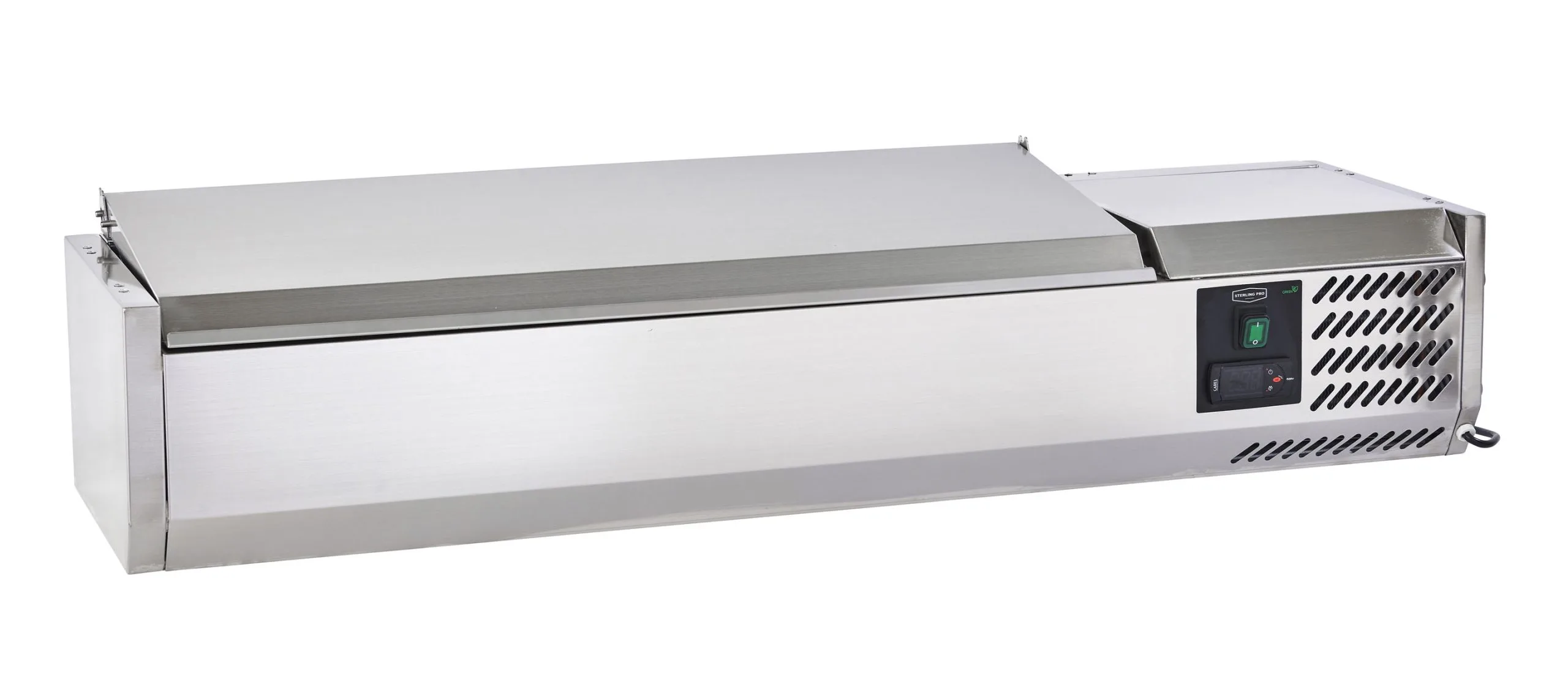 Sterling Pro Cobus SPT1200-330-SS Topping Well with Stainless Steel Lid, 5 x GN1/4