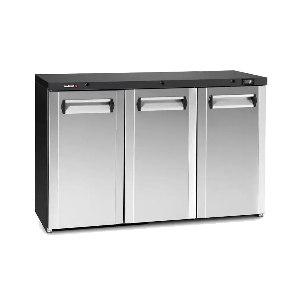 Gamko LG3/315CS Triple Door Stainless Steel Bottle Cooler – 338 Litres