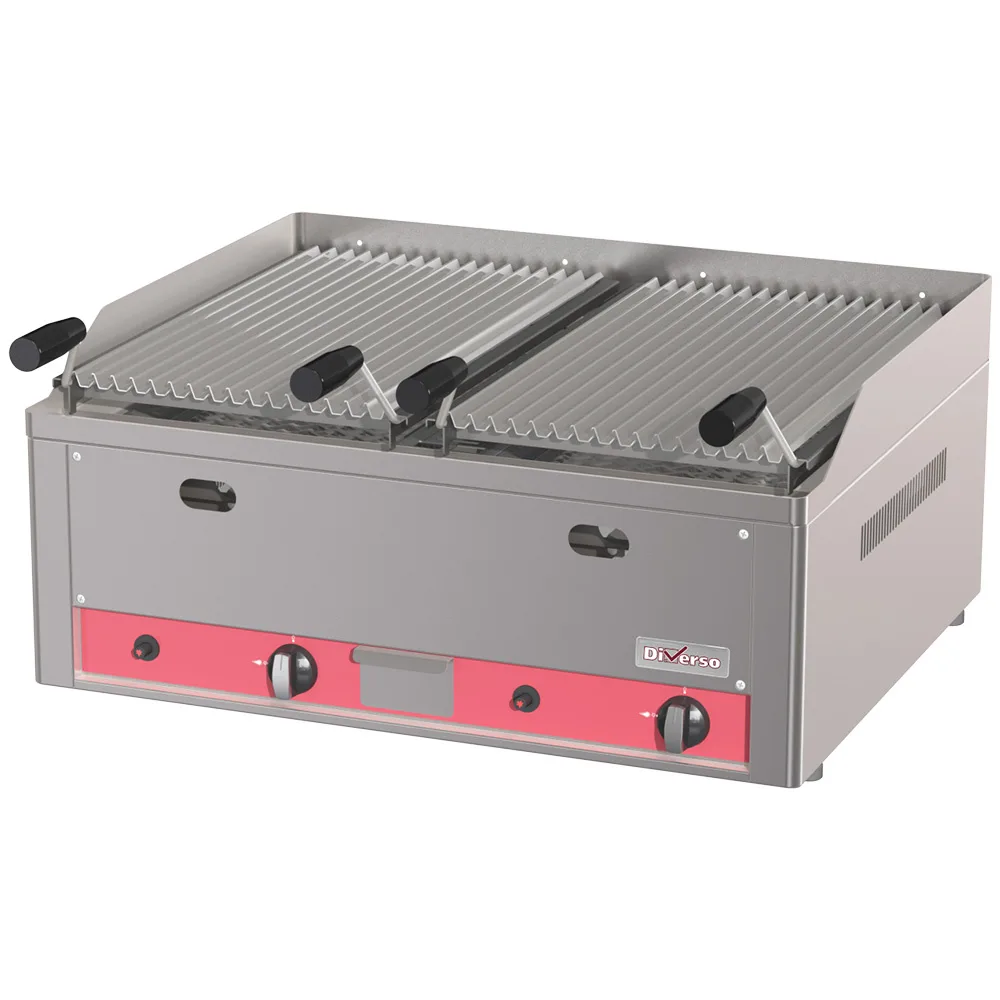 Diverso by Diamond Diverso WR-GRL-G8 Lava rock grill 1 module 8 kW