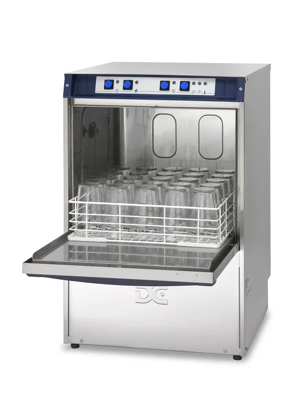 DC Products DC PG45 Premium Range 450mm Basket Frontloading Commercial Glasswasher, 25 Pint Capacity