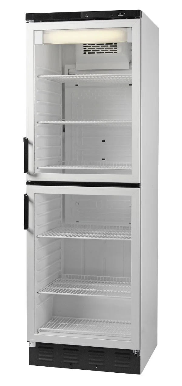 Vestfrost FKG 370 Double Door Upright Display Cooler, 377 Litres